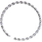 20G 3/8 Annealed Steel Seamless Braided Circular Ring