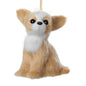 Plush Puppy Chihuahua Ornament