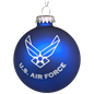 U.S. Air Force - Deep Blue - Glass Ball Ornament