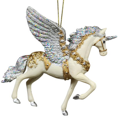 Celestial Pegasus Ornament - Approximately 5 Inches