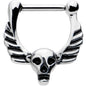 16G 5/16 Scare Em All Wicked Halloween Skull Septum Clicker