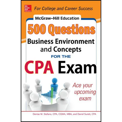McGraw-Hill Education 500 Business Environment and Concepts Questions for the CPA Exam - Paperback