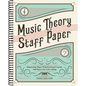 Music Theory Staff Paper: Manuscript Paper with Keyboard Layout and Space for Note-Taking - Spiral