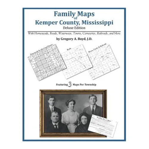 Family Maps of Kemper County, Mississippi - Paperback