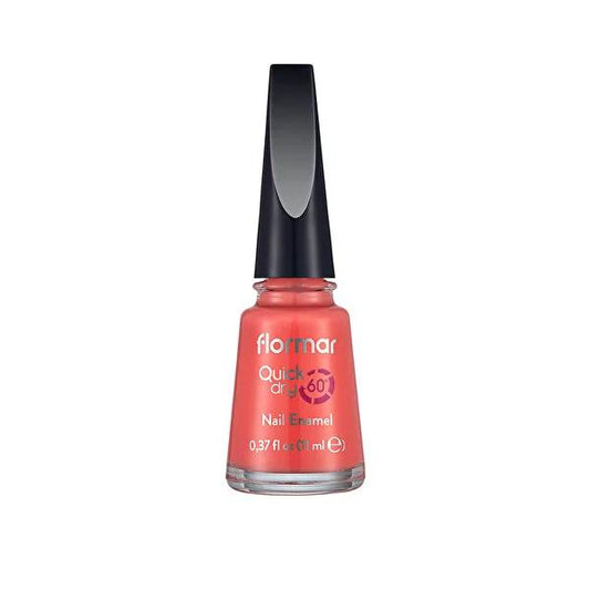Flormar Quick Dry Nail Polish - Fast Drying, Long Lasting Manicure, Summer Song