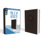 NIV, Value Thinline Bible, Imitation Leather, Gray/Black - Imitation Leather