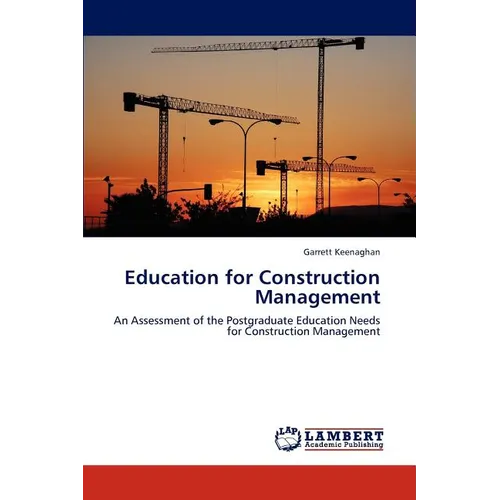 Education for Construction Management - Paperback