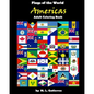 Flags of the World Series (Americas), adult coloring book - Paperback