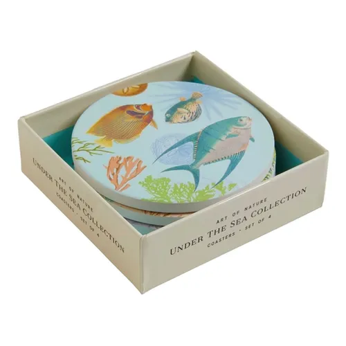 Art of Nature: Under the Sea Coaster Set (Set of 4) - Paperback