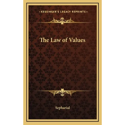 The Law of Values - Hardcover