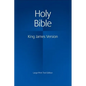 Large Print Text Bible-KJV - Hardcover