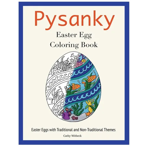 Pysanky Easter Egg Coloring Book: Easter Adult Coloring Book - Paperback