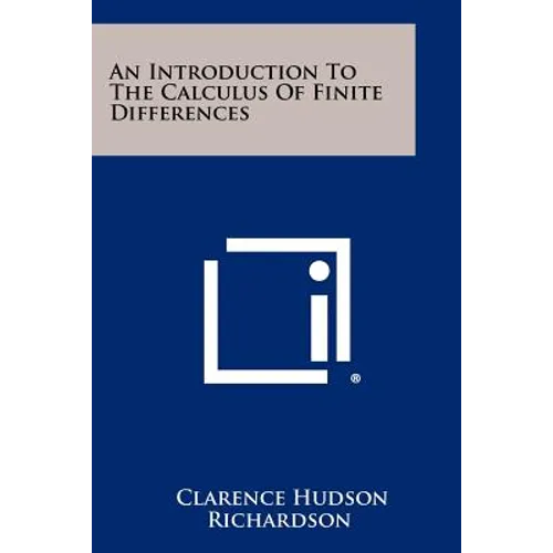 An Introduction To The Calculus Of Finite Differences - Paperback