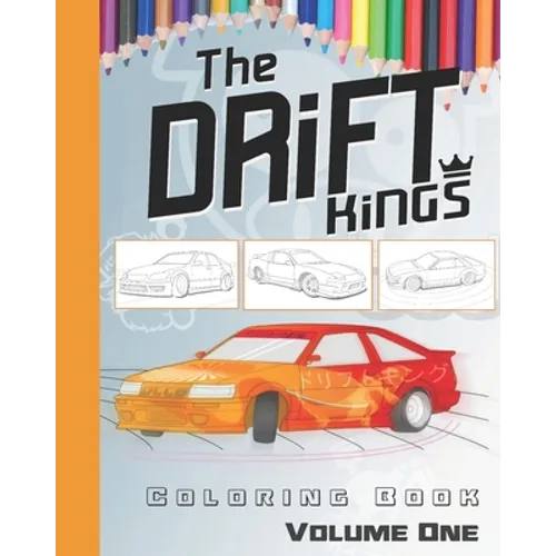 Drift Car Coloring Book: For Kids Of All Ages - Paperback