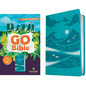 NLT Go Bible for Kids (Leatherlike, Teal Ocean): A Life-Changing Bible for Kids - Imitation Leather