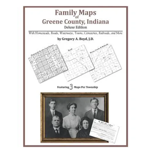 Family Maps of Greene County, Indiana - Paperback