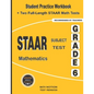 STAAR Subject Test Mathematics Grade 6: Student Practice Workbook + Two Full-Length STAAR Math Tests - Paperback