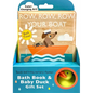 Touch and Trace Nursery Rhymes: Row, Row, Row Your Boat Bath Book & Baby Duck Gift Set