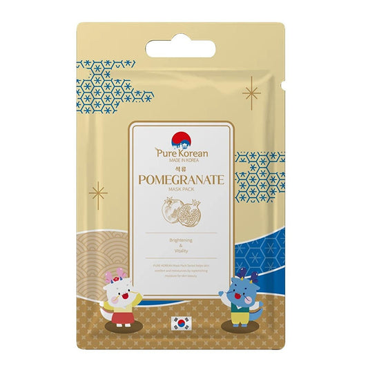 Pure Korean Pomegranate Face Mask by Pure Korean - Hydrating & Brightening Skincare