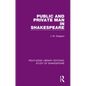Public and Private Man in Shakespeare - Paperback