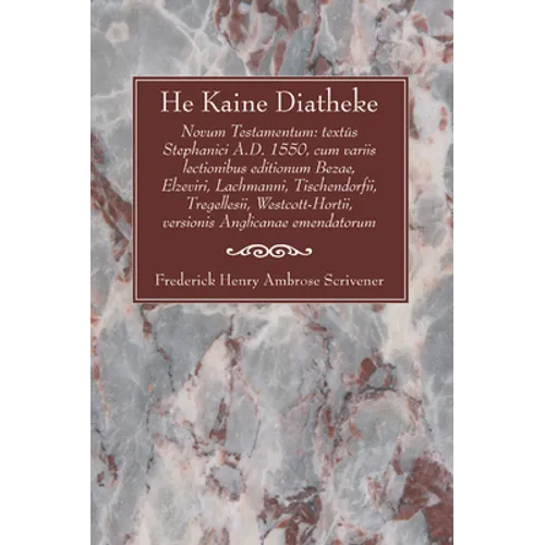 He Kaine Diatheke - Paperback