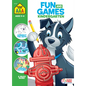 School Zone Fun and Games Kindergarten Activity Workbook - Paperback