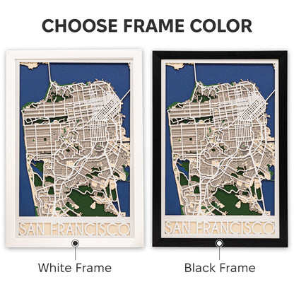 3D City Map San Francisco