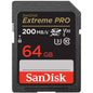 SanDisk 64GB Extreme PRO UHS-I SDXC Memory Card (Refurbished)