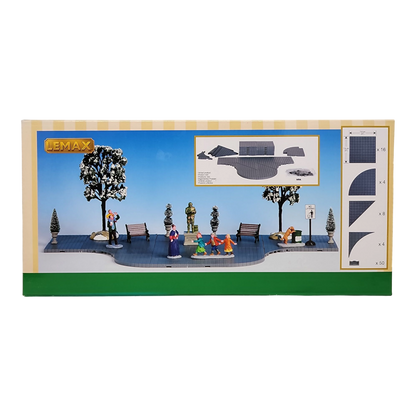 Complete Plaza Sidewalk - 32 Pieces