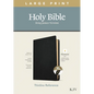 KJV Large Print Thinline Reference Bible, Filament Enabled Edition (Red Letter, Genuine Leather, Black, Indexed) - Leather