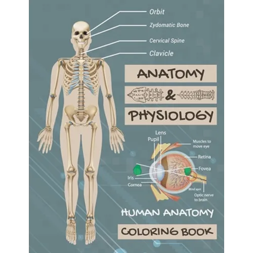Anatomy & Physiology: Human Anatomy Coloring Book: Human Body Coloring Book, The Anatomy Of Coloring Book. - Paperback