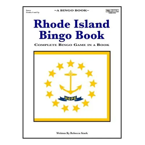 Rhode Island Bingo Book: Complete Bingo Game In A Book - Paperback
