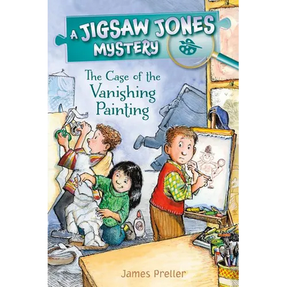 Jigsaw Jones: The Case of the Vanishing Painting - Paperback
