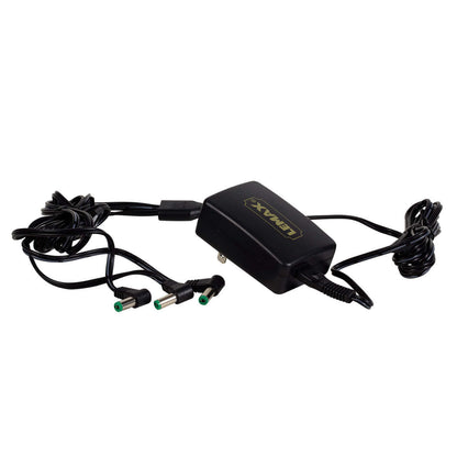 4.5V 3-Output Adapter Black Power Plug