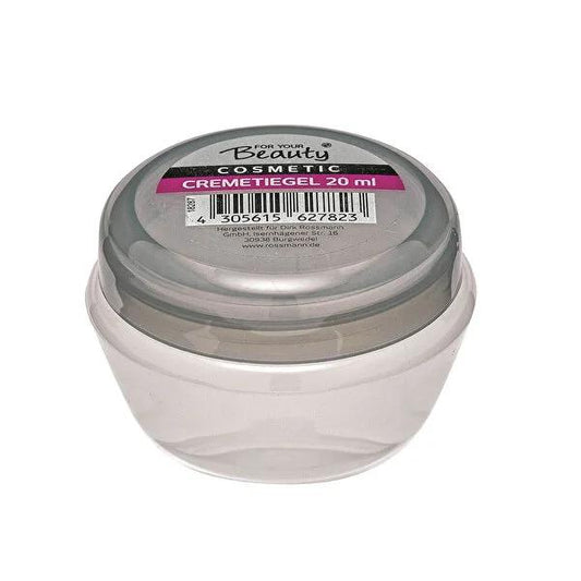 For Your Beauty 20ml Travel Cream Container - Compact, Portable Lotion Jar for Travelers