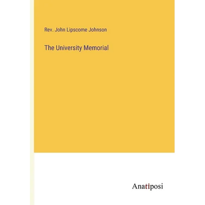 The University Memorial - Paperback