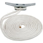 Sea-Dog Double Braided Nylon Dock Line - 1/2" x 25 - White