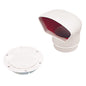 Sea-Dog Low Profile Cowl Vent/Snap-On Deck Plate - Dip Molded PVC