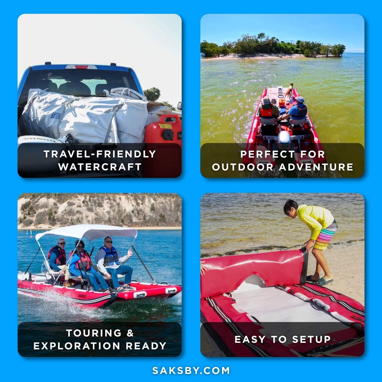 Sea Eagle Boats FastCat14™ Catamaran Inflatable Boat, 14FT [FASTCAT14K] (SAK43210)