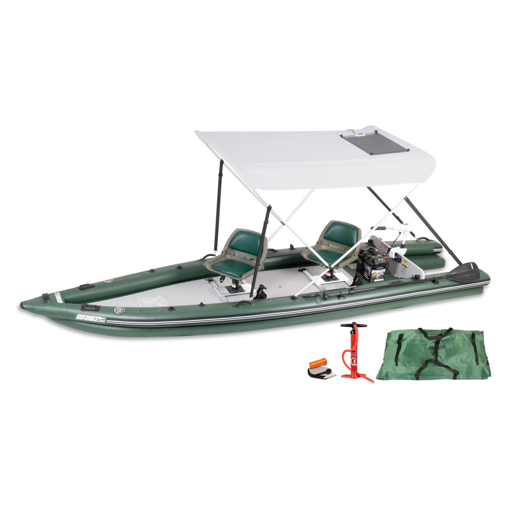 Sea Eagle Boats FSK16 FishSkiff™ Inflatable Fishing Boat, 16FT [FSK16K] (SAK57351)
