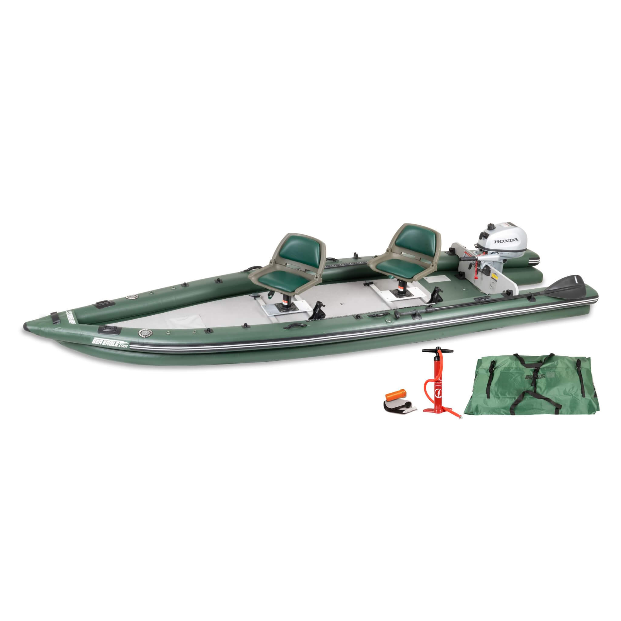 Sea Eagle Boats FSK16 FishSkiff™ Inflatable Fishing Boat, 16FT [FSK16K] (SAK57351)