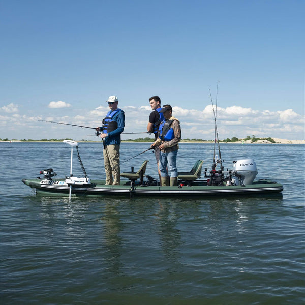Sea Eagle Boats FSK16 FishSkiff™ Inflatable Fishing Boat, 16FT [FSK16K] (SAK57351)