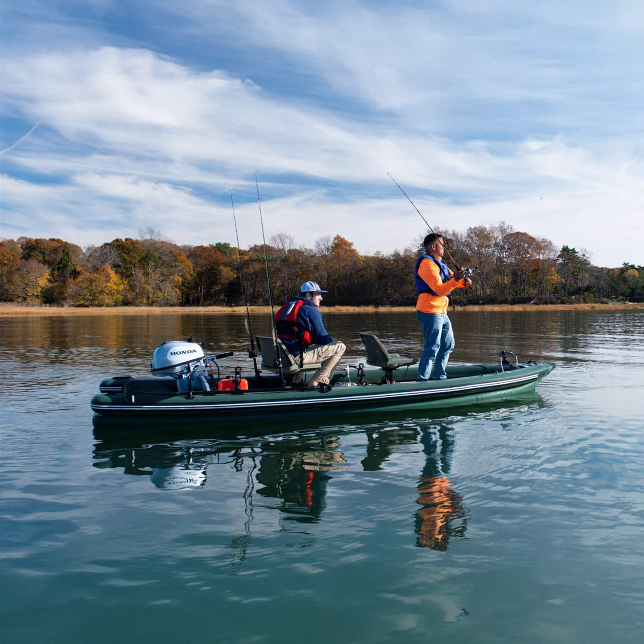 Sea Eagle Boats FSK16 FishSkiff™ Inflatable Fishing Boat, 16FT [FSK16K] (SAK57351)