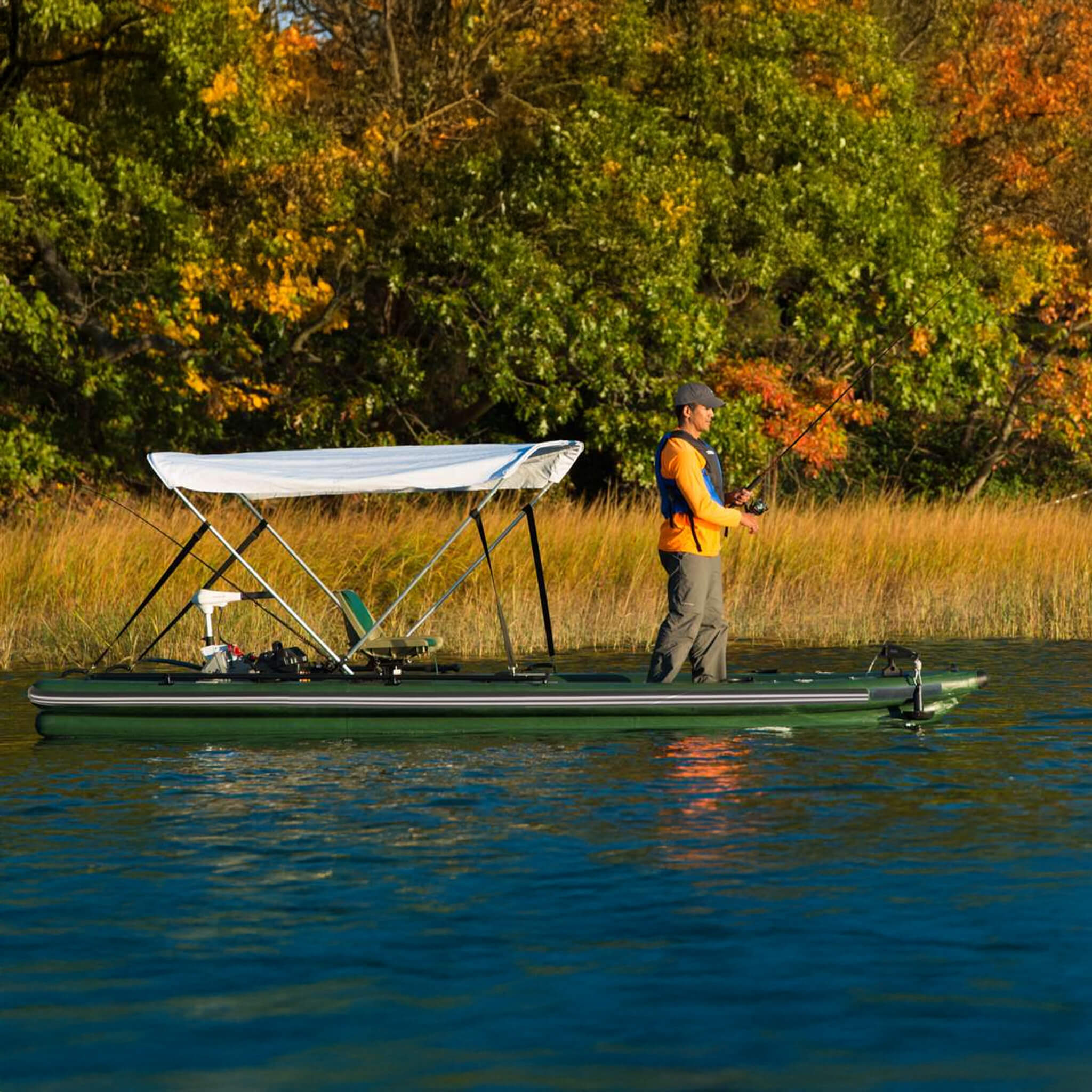 Sea Eagle Boats FSK16 FishSkiff™ Inflatable Fishing Boat, 16FT [FSK16K] (SAK57351)