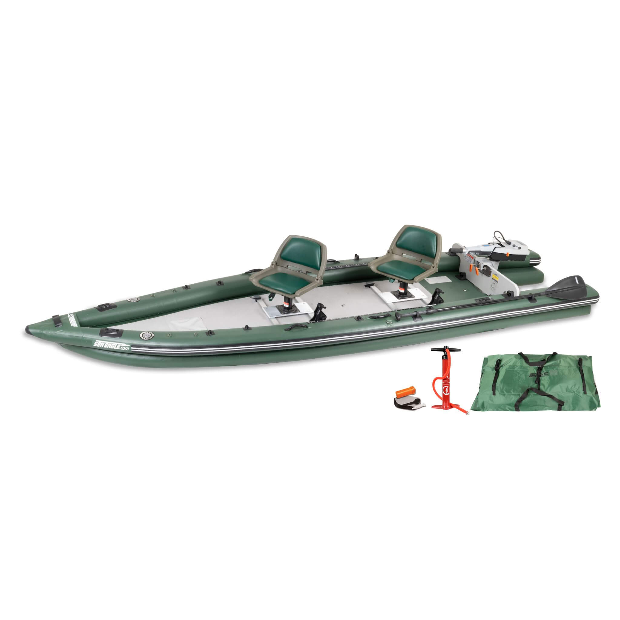 Sea Eagle Boats FSK16 FishSkiff™ Inflatable Fishing Boat, 16FT [FSK16K] (SAK57351)
