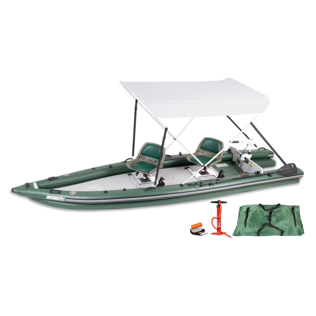 Sea Eagle Boats FSK16 FishSkiff™ Inflatable Fishing Boat, 16FT [FSK16K] (SAK57351)
