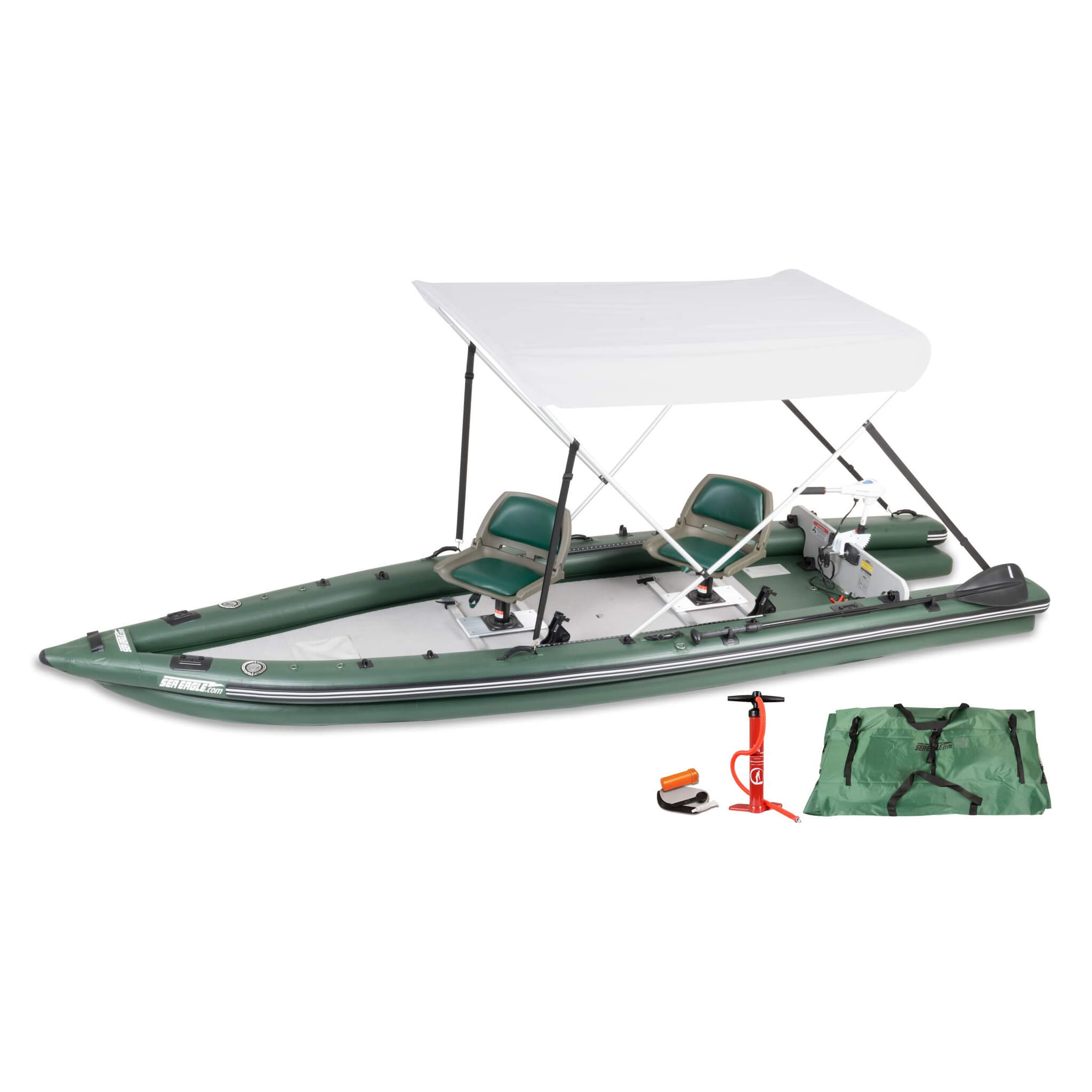 Sea Eagle Boats FSK16 FishSkiff™ Inflatable Fishing Boat, 16FT [FSK16K] (SAK57351)