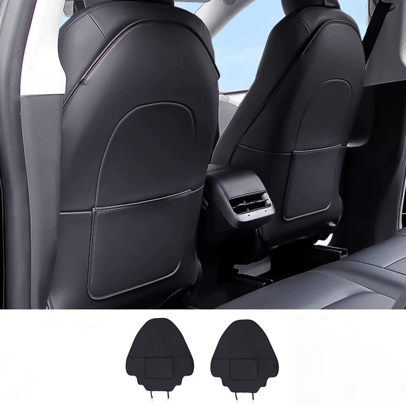 Lattice Leather Seat Back Protector for Tesla Model 3 & Model Y