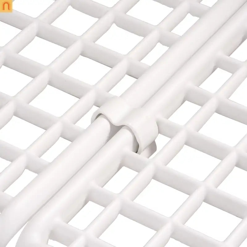 9 Piece Outdoor Sectional Modular White Gray