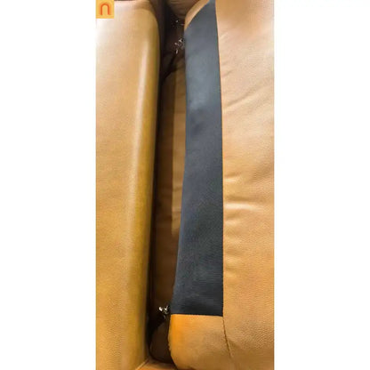 Sectional Sofa L-Shape Leather Match Ginger 152
